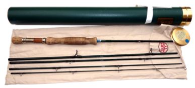 ROD: Winston USA BL5 9? 5 piece graphite trout fly rod line rate 6 green blank large diameter snake