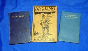 Rollo WK ? ?Fly Fishing In Northern Streams? H/b blue cloth binding pocket edition Fishing Gazette