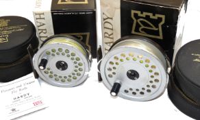 REELS (2): Hardy Viscount 130 alloy trout fly reel U shaped line guide backplate tension adjuster 2