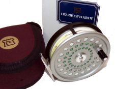 REEL: Hardy Marquis Disc 8 black Ltd edition no 725 alloy trout fly reel large arbour in as new
