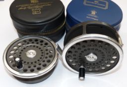 REEL & SPOOL: Hardy Marquis Salmon No1 alloy fly reel U shaped line guide correct smooth alloy foot