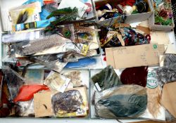 ACCESSORIES: Large quantity of vintage and modern fly tying materials by Veniard McHardy John