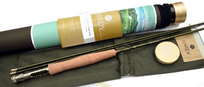 ROD: Hardy Marksman 7? 3 pce carbon trout fly rod in new condition line #3 green blank whipped