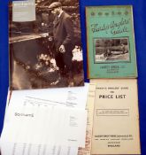 HARDY ANGLERS GUIDE ? 1951 with green pictorial covers generally clean c/w 1951 price list and a