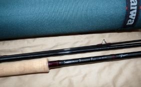 ROD: Diawa Signature Salmon Fly rod Scott McKenzie model 14? 3 piece in as new condition line rate