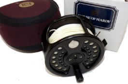 REEL: Hardy The Sovereign 2000 Black edition 12/13 alloy salmon fly reel Ltd Edition no 408