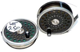 REEL & SPOOL: Hardy Marquis #7 alloy trout fly reel backplate tension adjuster 2 screw latch smooth