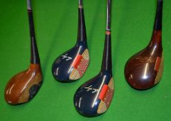 4x various signature persimmon woods to incl 2x Ben Hogan "Speed Slot" ladies drivers both with