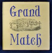 1864 "Grand Match" cricket book – reprint publ` d in 1976 by Nags Head Press Christchurch New