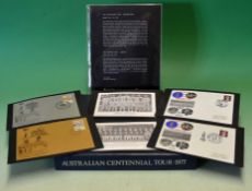 1977 Australia Centennial Tour collection of First Day Covers and Issues – ltd ed no 588/750 in
