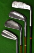 4x interesting plastic coated steel shafted clubs to incl Ryder Cup Capt and player 2x Dai Rees