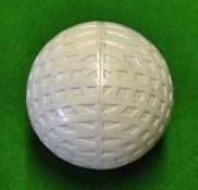 Unused Trellis/Diamond inverted pattern rubber core golf ball – in mint condition