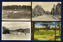 4x various foreign golfing postcards to incl early "Le Touquet–Paris-Plage - Vue sur le golf"