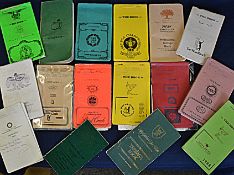 Collection of Mark McNulty` s US golf course yardage books from the 1980/90s – mostly by "Gorjus"