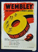 Rare 1939 Wembley International Six Day Cycle Programme – Last London Races Before The Conflict.