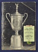 1953 Official U.S. 53rd Open Golf Championship programme – played at Oakmont Country Club won by Ben