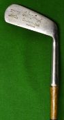 Early Spalding Kro-flite Bobby Jones autograph "Calamity Jane" blade putter – c/w 3 x bands of