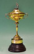 Rare Players Ryder Cup Trophy. Rare Players Ryder Cup Silver Gilt Trophy presented to Philip