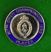 1988 Seve Ballesteros Open Golf Champion Players Badge. Rare 1988 Open Golf Championship Players