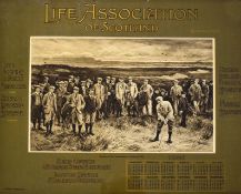 Brown, Michael James (1853-1947) 1901 Life Association of Scotland Golfing Calendar titled "