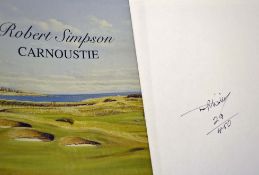 Mishler, Jack L signed -"Robert Simpson-Carnoustie" 1st signed ltd ed 2003 in the original leather