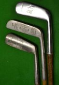 3x interesting blade putters to incl Tom Stewart "Putting Cleek", Cochrane` s "putting cleek " and