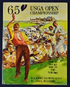 1965 official US 65th Open Golf Championship programme – played at Bellerive Country Club St Louis –