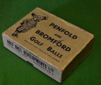 Golf Ball Developments Ltd Birmingham "Penfold and Bromford" golf ball box – for 12 golf balls –