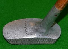 Fine Kroydon Schenectady centre shaft alloy putter –stamped to the sole Model S32 with diamond cut