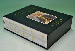 Don Bradman Cricket Archive books – 2x Volumes titled "The Bradman Albums" 1st ed GB 1988 comprising