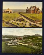 2x notable Scottish Golf Course/Club colour postcards to incl Braid Hills Golf Course Edinburgh
