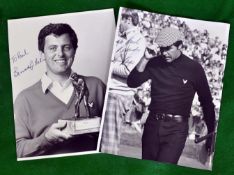 1974 Gary Player Open Golf Champion signed press photograph – played at Royal Lytham and St Anne`