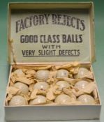 12x Factory Rejects "Good Class Balls with Slight Defects" in the original box – comprising 6x