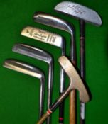 6x assorted classic putters to incl 2x Wilson 8813, Ben Sayers Benny with early coated s/s and