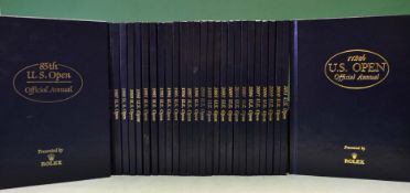 US Open Golf Championship Annuals from 1985 to 2012 - comprising a complete run up to incl 100th