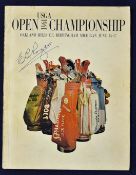 1961 official US 61st Open Golf Championship programme- played at Oakland Hills Country Club and won