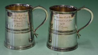 1956 The Dunlop Masters presentation silver plated tankard inscribed "Dunlop Masters Golf Tournament