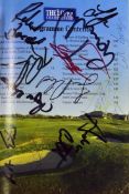 1996 official Open Golf Championship multi signed programme – played St Andrews signed by the winner