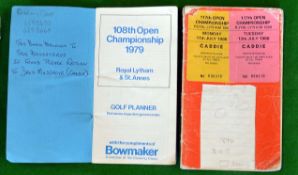 1979 Seve Ballesteros (Open Champion for the first time) - official Open Championship Royal Lytham &