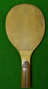 Rare F H Ayres table tennis bat c1900 – the throat stamped F.H. Ayres "Spectat" – with finely