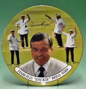 Royal Doulton Harold "Dickie" Bird bone china cricket commemorative plate – decorated with colour