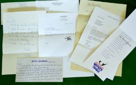 Collection of Open Golf Champions signed letters to Paul Stevens re caddying services from 1970/