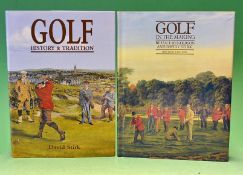 Henderson, Ian & Stirk, David signed (2) to incl "Golf In The Making" revised ed 1994 signed by