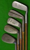 Half set of ladies playable irons and putter to incl F H Ayres 4 iron, Anderson St Andrews Monarch