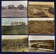 Collection of notable English golf course postcards from the 1900s onwards to incl 2x The Links