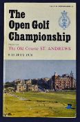 1970 Open Golf Championship official programme - played at St Andrews and won by Nicklaus (2nd