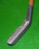 Fosters Bros Ashbourne "The Bogee" Patent elongated semi mallet head alloy putter – c/w full