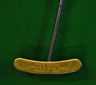 Ping B90 24ct gold plated broom handle putter -awarded to Philip Walton on winning The English