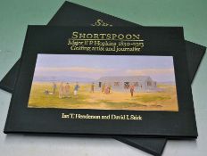 Henderson, Ian & Stirk, David signed – "Shortspoon – Major F P Hopkins 1830-1913 Golfing Artist &