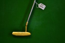 Ping "Pal Ping" 24ct golf plated putter awarded to Philip Walton on winning The French Open in